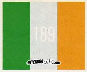 Cromo National Flag - World Cup 1990 - Orbis