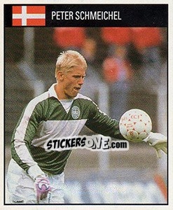 Sticker Peter Schmeichel - World Cup 1990 - Orbis