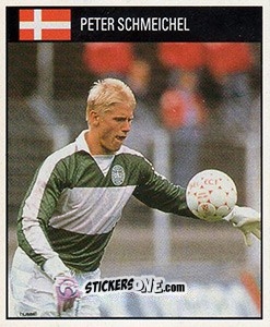 Sticker Peter Schmeichel - World Cup 1990 - Orbis