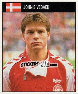 Cromo John Sivebaek - World Cup 1990 - Orbis