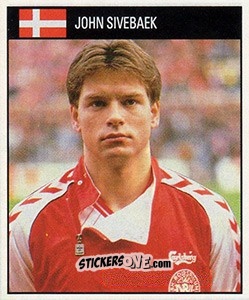 Cromo John Sivebaek - World Cup 1990 - Orbis