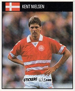 Sticker Kent Nielsen - World Cup 1990 - Orbis