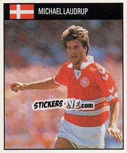 Cromo Michael Laudrup - World Cup 1990 - Orbis