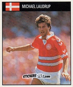 Sticker Michael Laudrup - World Cup 1990 - Orbis