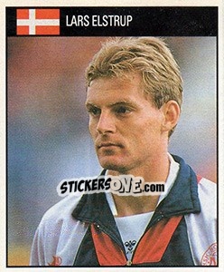 Sticker Lars Elstrup - World Cup 1990 - Orbis