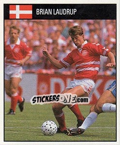 Cromo Brian Laudrup - World Cup 1990 - Orbis