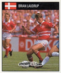 Sticker Brian Laudrup - World Cup 1990 n. 200 - Orbis
