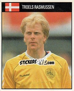 Cromo Troels Rasmussen - World Cup 1990 - Orbis