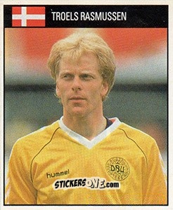 Figurina Troels Rasmussen - World Cup 1990 n. 201 - Orbis