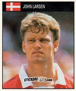 Sticker John Larsen - World Cup 1990 n. 204 - Orbis