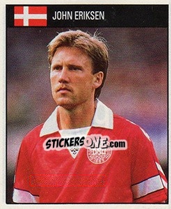 Sticker John Eriksen - World Cup 1990 - Orbis