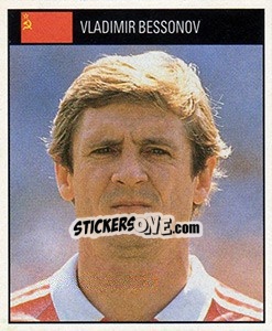 Sticker Vladimir Bessonov - World Cup 1990 - Orbis