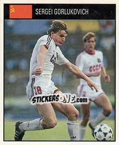 Sticker Sergei Gorlukovich - World Cup 1990 - Orbis