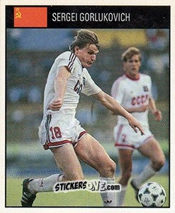 Sticker Sergei Gorlukovich - World Cup 1990 - Orbis