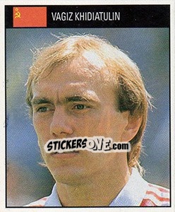 Sticker Vagiz Khidiatullin - World Cup 1990 - Orbis
