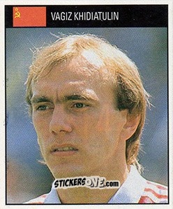 Sticker Vagiz Khidiatullin - World Cup 1990 - Orbis