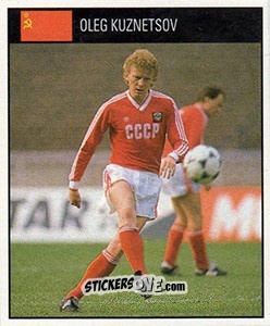 Sticker Oleg Kuznetsov - World Cup 1990 n. 215 - Orbis