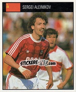 Sticker Sergei Aleinikov - World Cup 1990 - Orbis