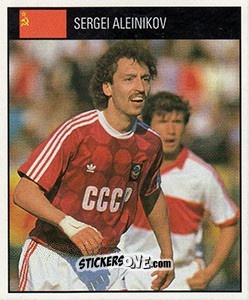 Sticker Sergei Aleinikov - World Cup 1990 - Orbis