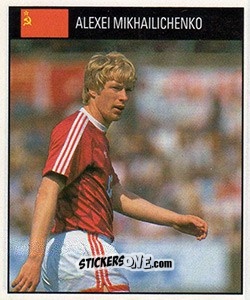 Sticker Aleksei Mikhailichenko - World Cup 1990 - Orbis