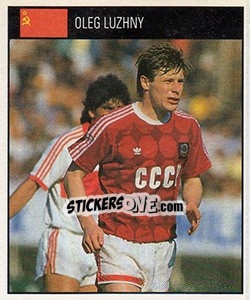Cromo Oleg Luzhny - World Cup 1990 - Orbis