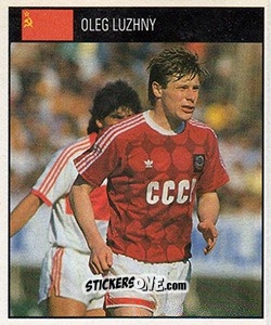 Sticker Oleg Luzhny - World Cup 1990 n. 224 - Orbis