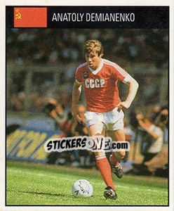 Sticker Anatoliy Demianenko - World Cup 1990 - Orbis