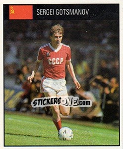 Cromo Sergei Gotsmanov - World Cup 1990 - Orbis