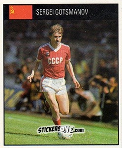 Sticker Sergei Gotsmanov - World Cup 1990 - Orbis