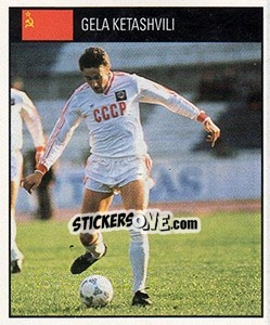 Sticker Gela Ketashvili - World Cup 1990 - Orbis