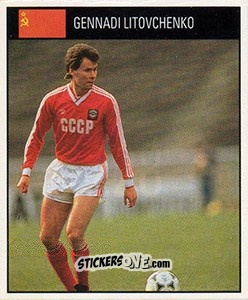 Sticker Gennadi Litovchenko - World Cup 1990 n. 228 - Orbis