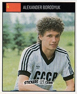 Sticker Alexander Borodyuk - World Cup 1990 - Orbis