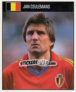 Sticker Jan Ceulemans - World Cup 1990 - Orbis