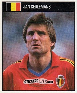 Sticker Jan Ceulemans - World Cup 1990 - Orbis