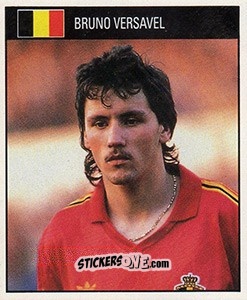 Sticker Bruno Versavel - World Cup 1990 - Orbis