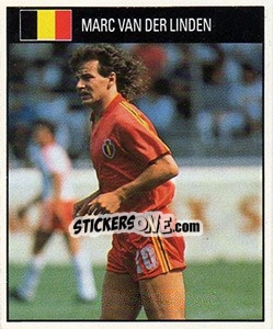 Cromo Marc Van Der Linden - World Cup 1990 - Orbis