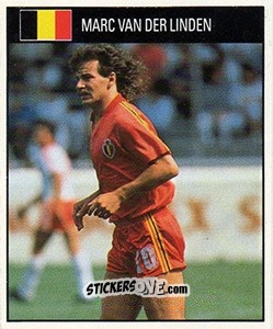 Sticker Marc Van Der Linden - World Cup 1990 n. 250 - Orbis