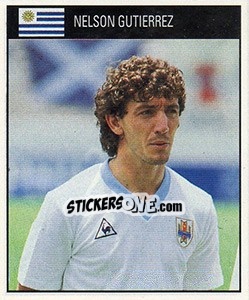 Sticker Nelson Gutierrez - World Cup 1990 - Orbis