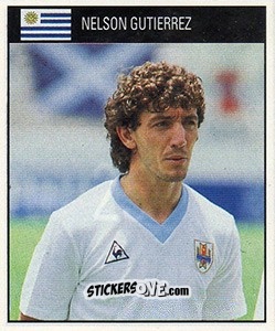 Sticker Nelson Gutierrez - World Cup 1990 - Orbis