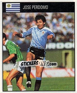 Cromo Jose Perdomo - World Cup 1990 - Orbis