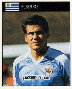 Figurina Ruben Paz - World Cup 1990 n. 259 - Orbis