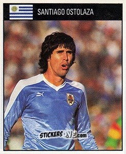 Cromo Santiago Ostolaza - World Cup 1990 n. 261 - Orbis