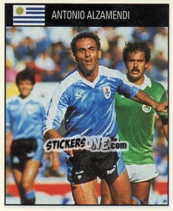Cromo Antonio Alzamendi - World Cup 1990 - Orbis