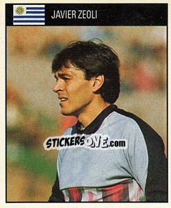 Cromo Javier Zeoli - World Cup 1990 - Orbis