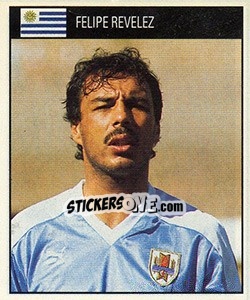 Sticker Felipe Revelez - World Cup 1990 - Orbis