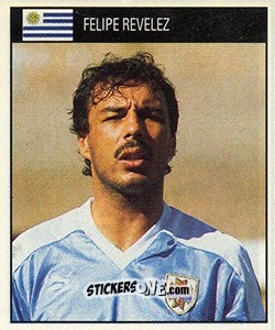 Sticker Felipe Revelez - World Cup 1990 n. 265 - Orbis