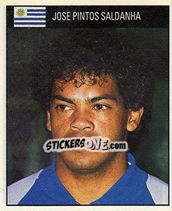 Cromo Jose Pintos Saldanha - World Cup 1990 - Orbis