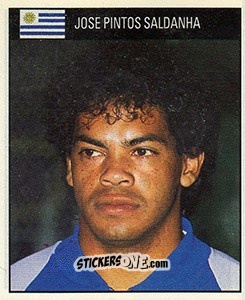 Cromo Jose Pintos Saldanha - World Cup 1990 - Orbis