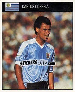 Sticker Carlos Correia - World Cup 1990 - Orbis