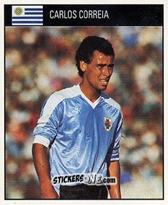 Sticker Carlos Correia - World Cup 1990 - Orbis